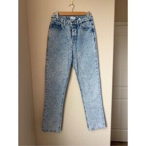 Good American GOOD BOY STRAIGHT JEANS GBL1859T Size 2
